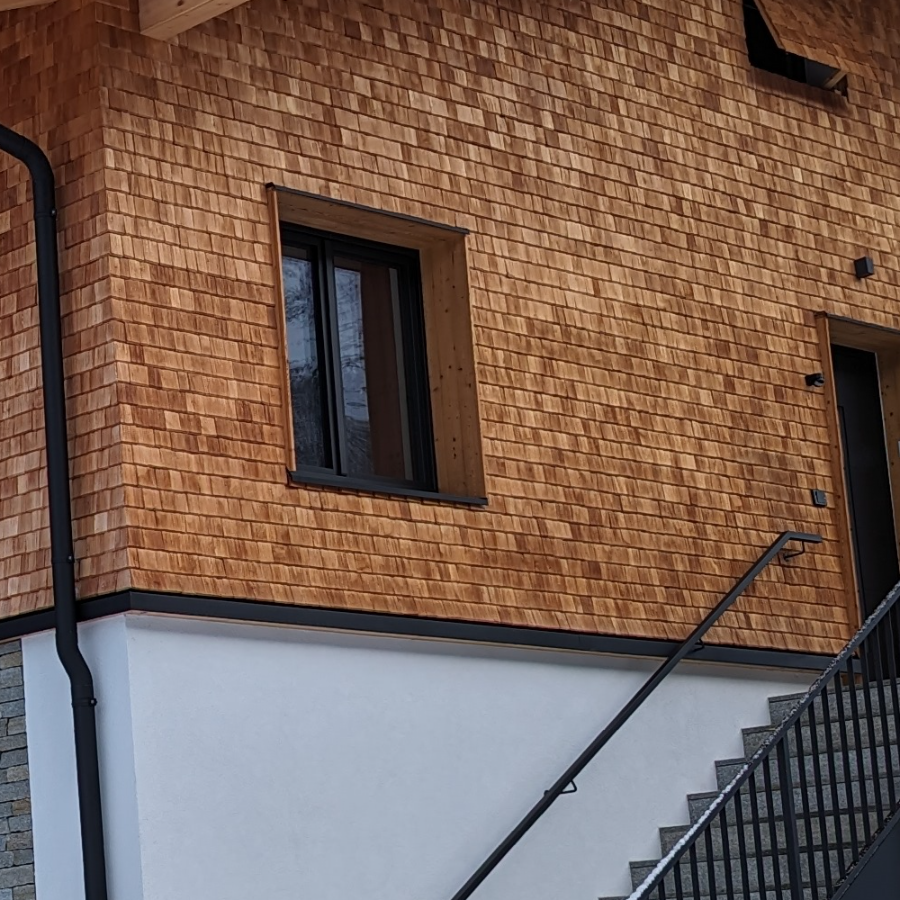 Lärchenschindel-Fassade