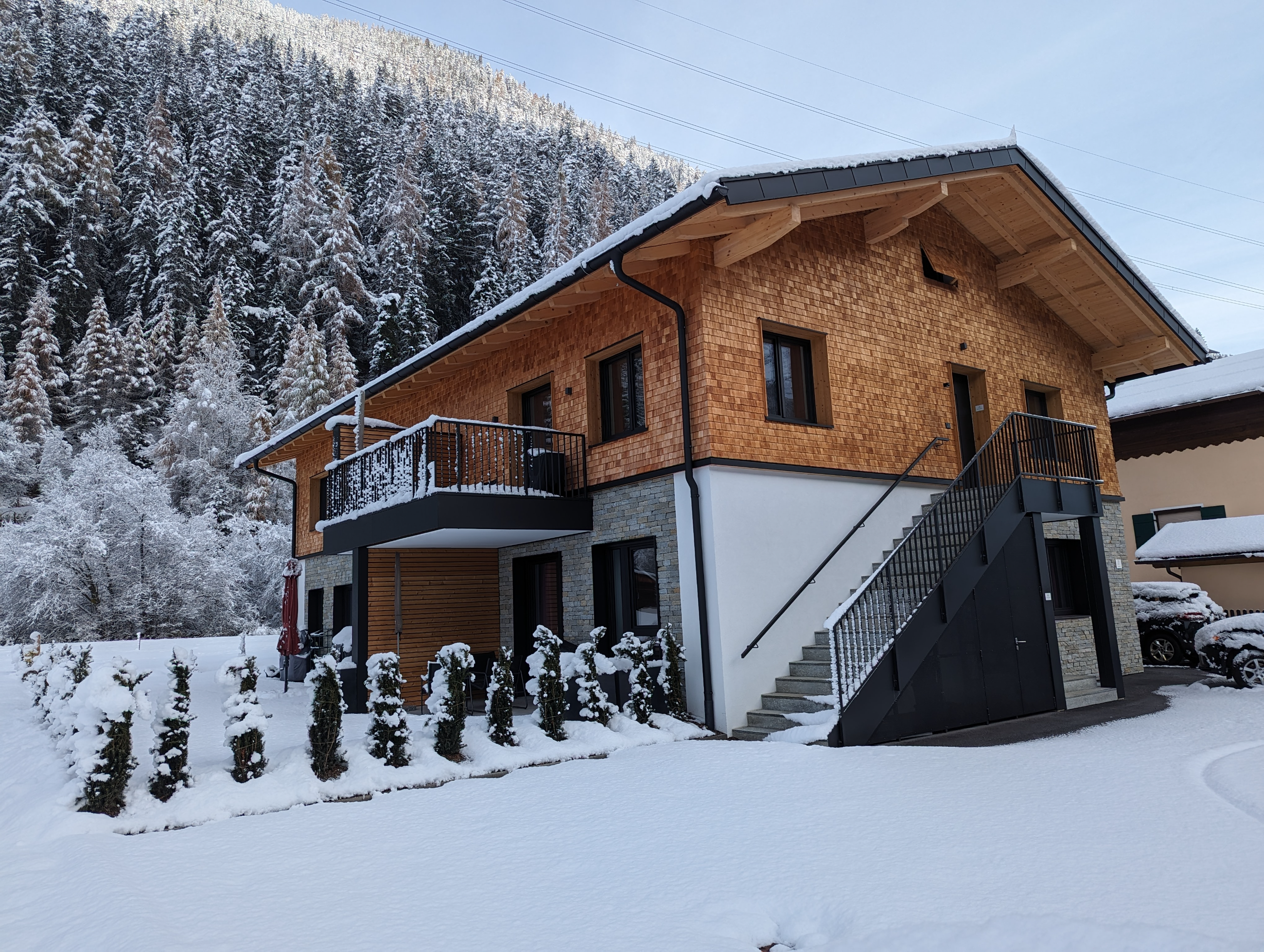 Das Haus Am Römerweg im Winter